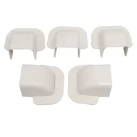 Curva pared 60 x 45 mm - 5 unidades