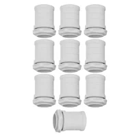 Unión 32 mm tubo-caja 10 unidades