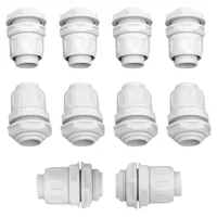 Unión 20 mm caja-caño corrugado 10 unidades