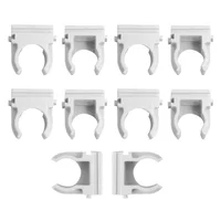 Grampa clip para caño de 16 mm 10 unidades