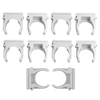 Grampa clip para caño de 25 mm 10 unidades