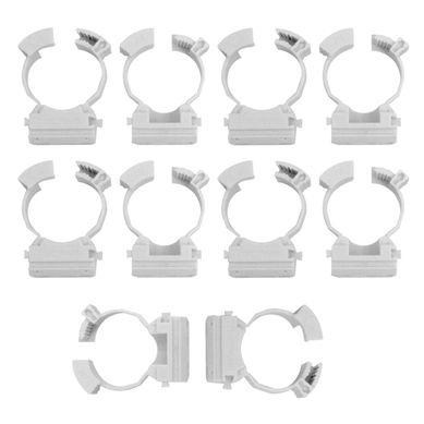 Grampa clip con collar para ca�o de 20 mm 10 unidades
