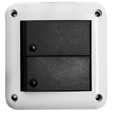 Caja exterior con 2 m�dulos y dos unipolares gris