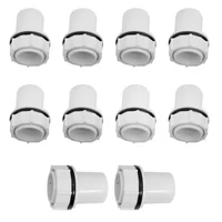 Buje 32 mm con tuerca y arandela 10 unidades