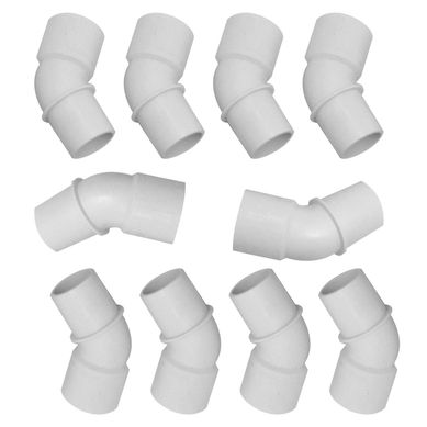 Codo desviaci�n 135 mm para bajar 32 mm 10 unidades