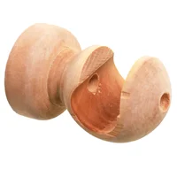 Soporte bocha abierto 22 mm natural
