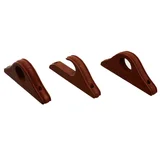 Pack de 3 soportes común 35 mm cedro