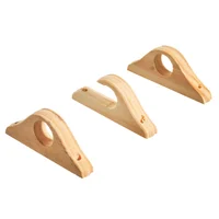 Pack de 3 soportes común 35 mm natural