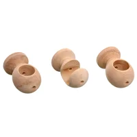 Pack de 3 soportes bocha 35 mm natural