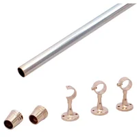 Set caño 5/8 Níquel Neo x 150 cm