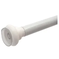 Barral extensible para baño blanco 200 a 260 cm