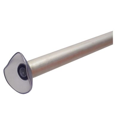 Barral extensible para bao Eco plateado 130 a 200 cm