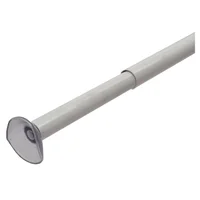 Barral extensible para baño blanco 130 a 200 cm
