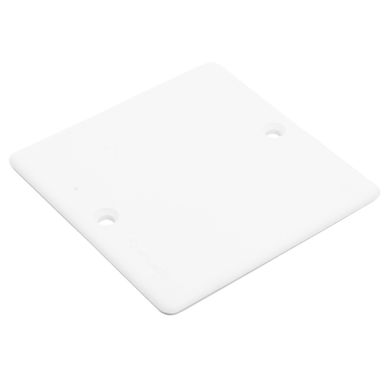 Tapa ciega cuadrada 76 mm blanco Reggio