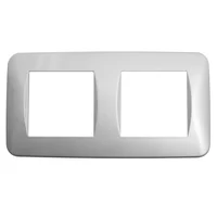 Tapa para 4 módulos Plata Mini Reggio