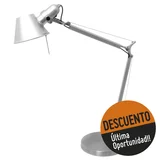 Lámpara de escritorio Retro gris