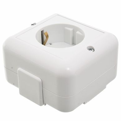 Caja exterior 2 m�dulos con schuko