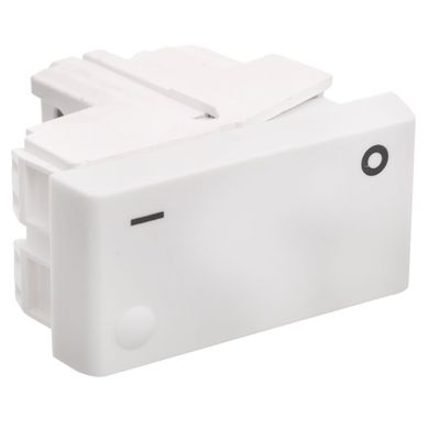 M�dulo interruptor bipolar de 16 A blanco