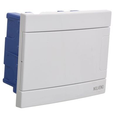 Tablero de embutir 8 m�dulos tapa blanca