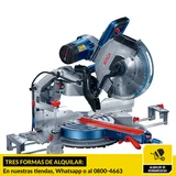 Alquiler de sierra ingletadora GCM 12 GDL