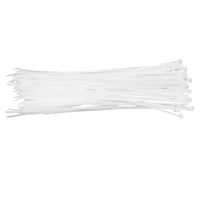 Pack de 100 precintos 200 x 2,5 mm blanco