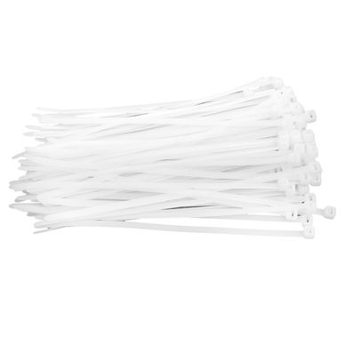 Pack de 100 precintos 190 x 4,8 mm blanco