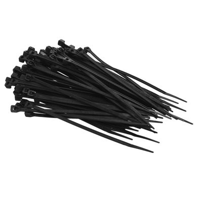 Pack de 100 precintos 100 x 2,5 mm negro