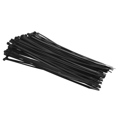 Pack de 100 precintos 300 x 4,8 mm negro