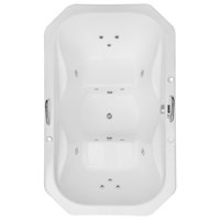 Bañera línea Zen Maggiore con hidromasaje 165 x 100 x 78 cm