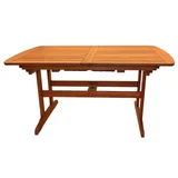 Mesa de exterior Unity de madera natural extensible