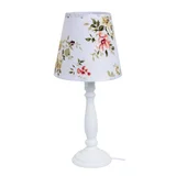 Lámpara de mesa blanca 1 luz E27