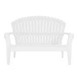 Sillón de jardín Florida de plástico blanco