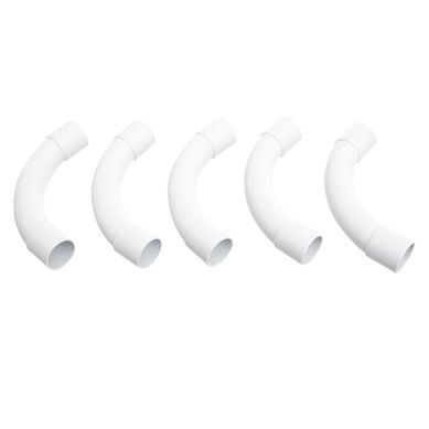 Curva 90� IP40 Tubo-Tubo 25 mm x 5 unidades