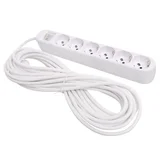 Zapatilla 6 tomas 10 m blanca