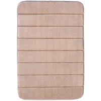 Alfombra de baño 40 x 60 cm beige