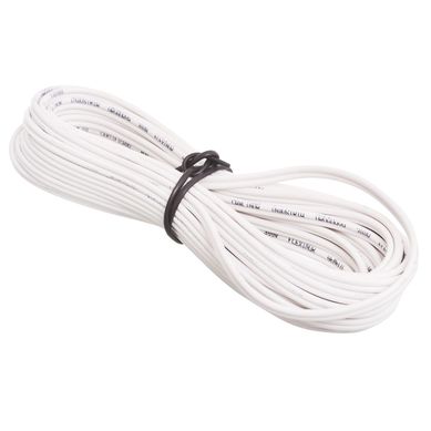 Cable gemelo 2 x 0,75 blanco de 10 m