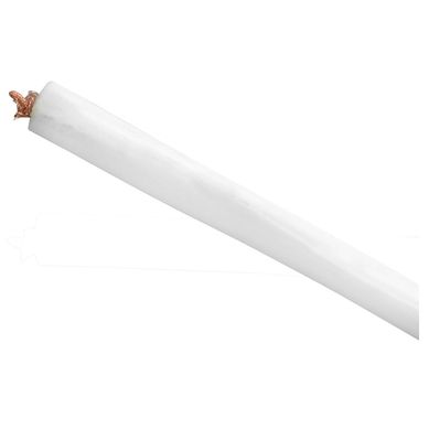 Cable charolado 2 x 1 blanco mt