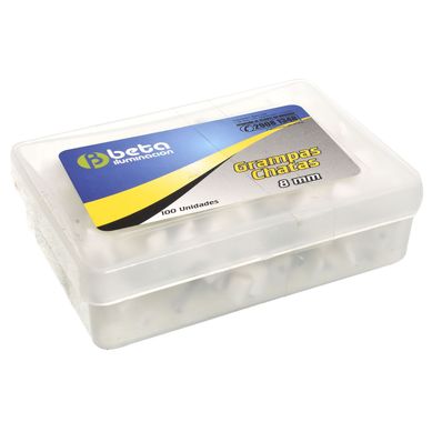 Caja de grampas chatas N� 8