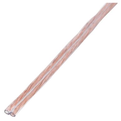 Cable gemelo 2 x 0.75 cristal x m
