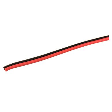 Gemelo 2 x 0,5 bicolor negro y rojo