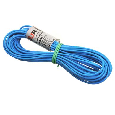 Cable unipolar 2 mm celeste 10 m