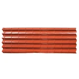 Chapa de teja roja de 3,80 m