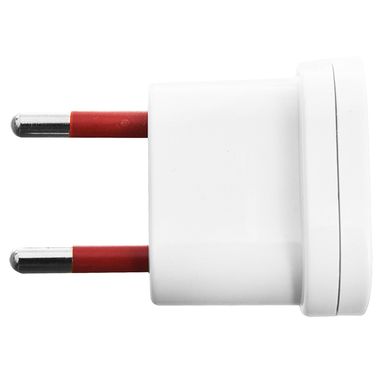 Adaptador americano blanco ficha sin tierra