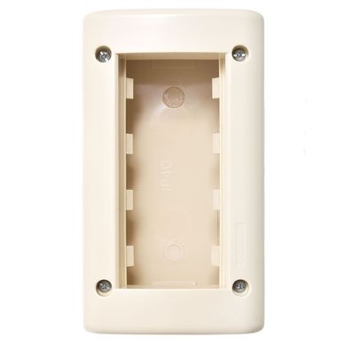 Caja exterior de 4 m�dulos marfil