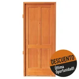 Puerta de madera de 90 x 208 cm derecho