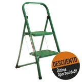 Escalera tijera de aluminio 2 escalones 43.5 cm