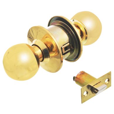 Pomo simple esfera de bronce para puertas