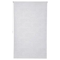 Cortina roller Black Out Letras 120 x 165 cm beige