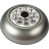 Luz a pila autoadhesiva 9 luces LED