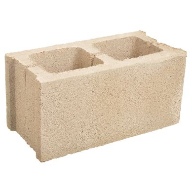 Bloque pasante 12 x 19 x 39 cm